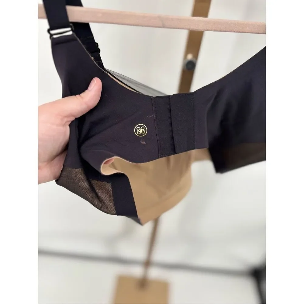 Honeylove CrossOver Wireless Bra Size 1X Black